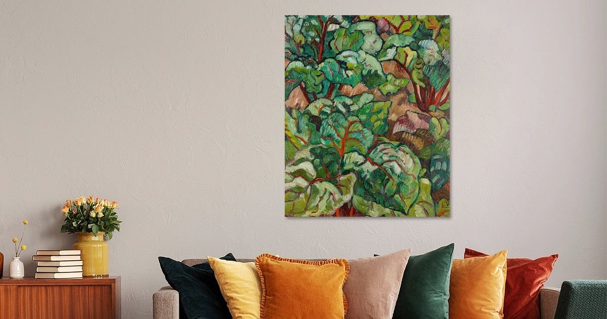XUSANSHI Muurkunst Groene planten Canvas Print - Moderne Muurkunst - HD Kwaliteit Foto Canvas Poster voor Moderne Wanddecoratie, Housewarming Gift 3 Panelen Niet ingelijst 55x80cm